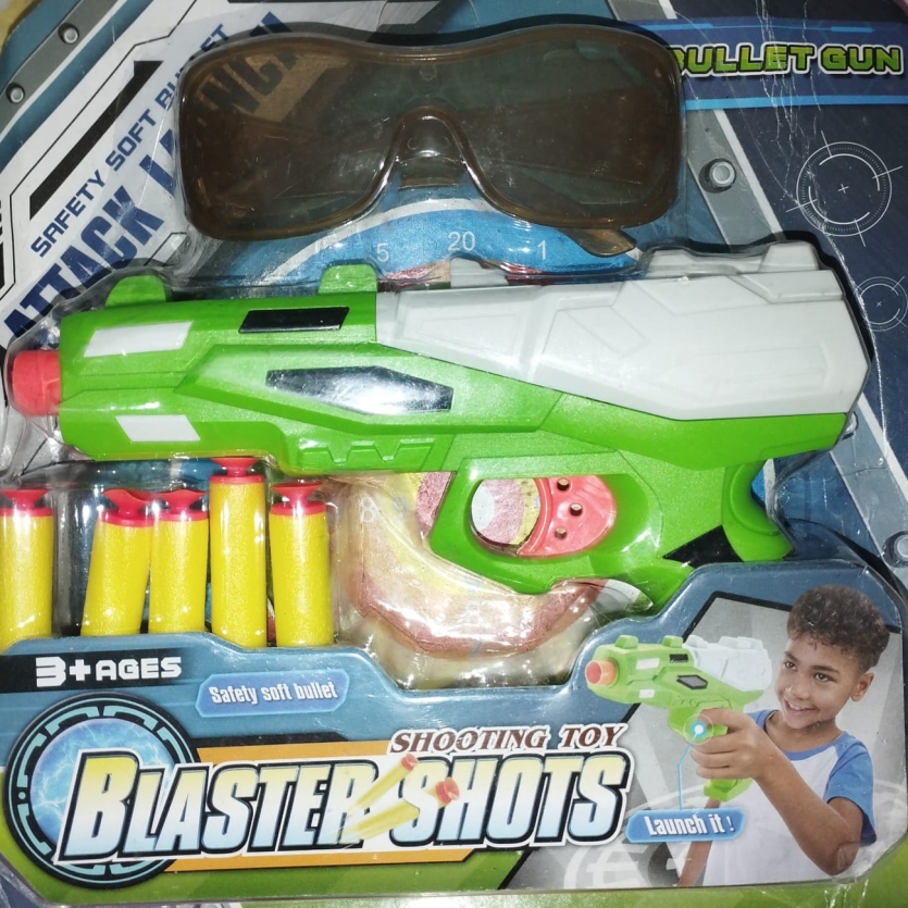 Pistola de Dardos – 7 Peças