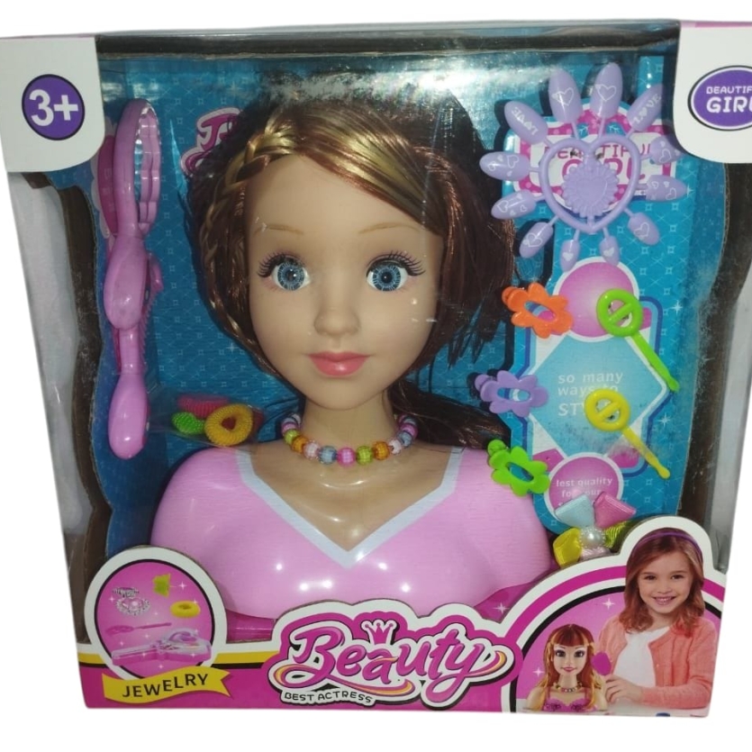 Cabeça de Boneca para Estilizar Beauty Best