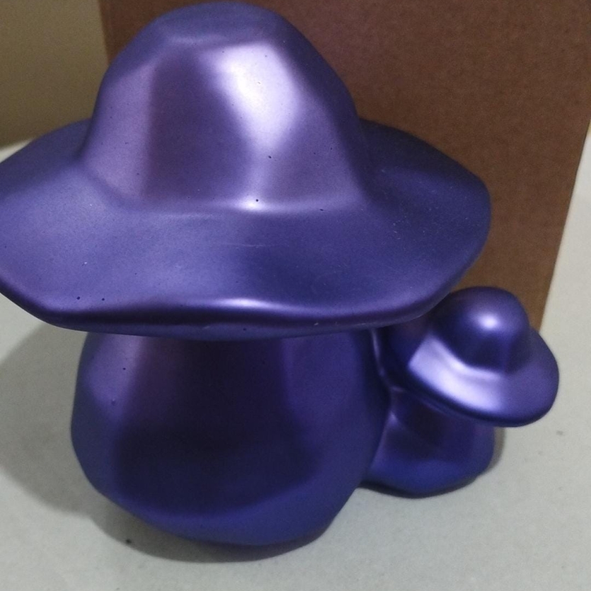 Enfeite Decorativo Cogumelo Roxo ✨