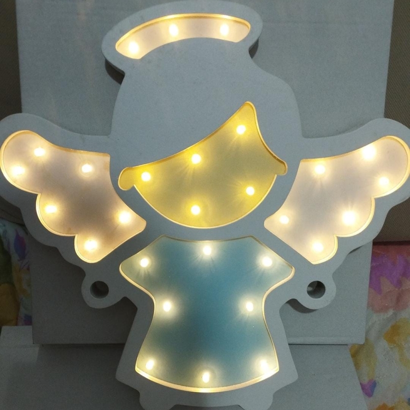 Luminária LED Anjo Decorativo