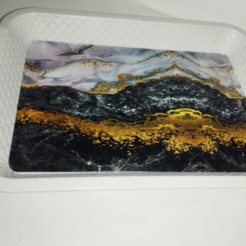 Bandeja Plástica Decorada