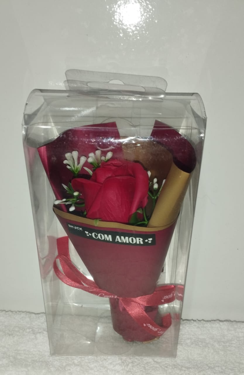 Mini Buquê com Rosa – Presente Especial