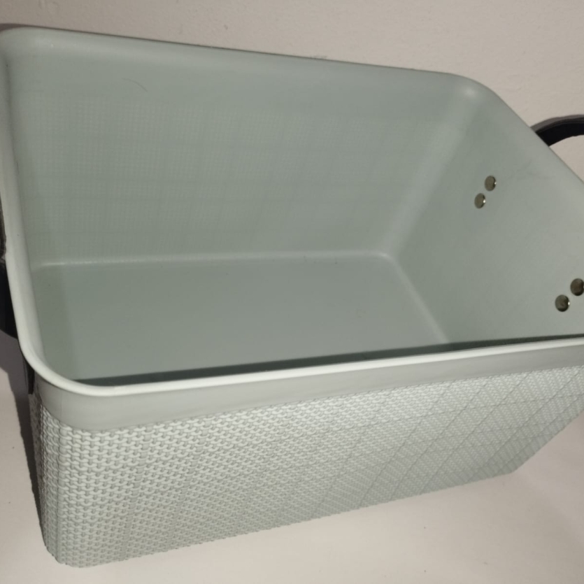 Cesto Organizacional Retangular com Alças