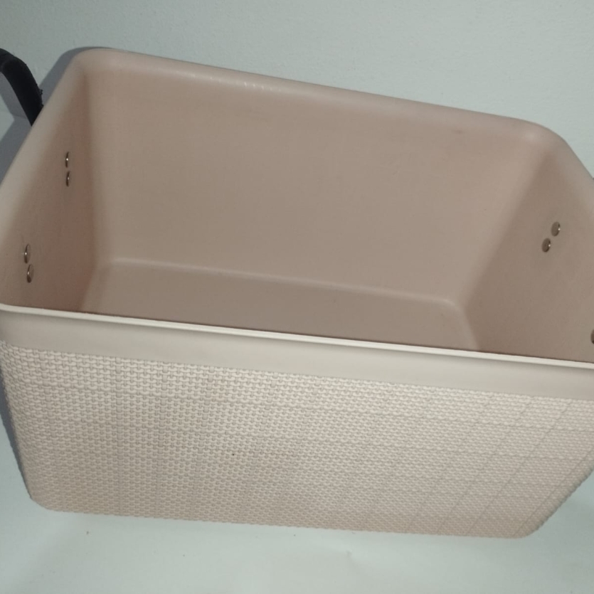 Cesta Organizadora Plástica com Alças